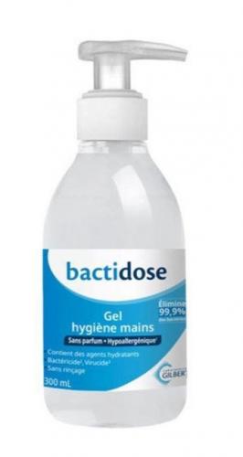 GEL HYDROALCOOLIQUE BACTIDOSE 300 ML AVEC POMPE