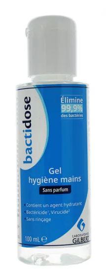 GEL HYDROALCOOLIQUE BACTIDOSE 100 ML AVEC POMPE