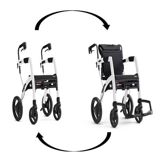 ROLLATOR ET FAUTEUIL EN UN ROLLZ MOTION MOBIO